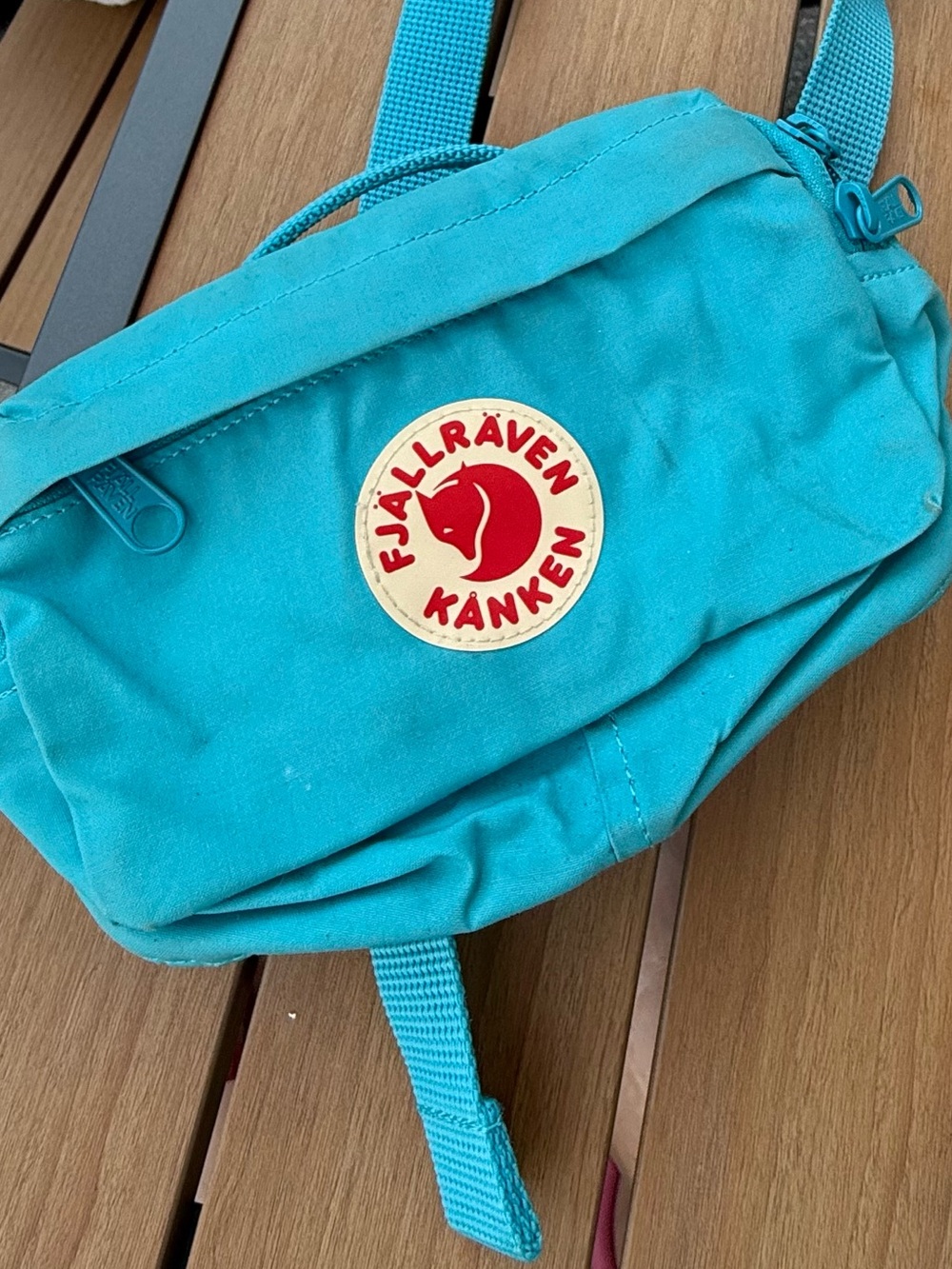 Fjällräven Kånken Hip Pack Turquoise Aqua Blue Waist Bag Crossbody